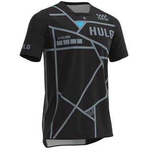 MTB-shirt, fietsshirt voor heren, kort, fietsshirt voor heren, kort, MTB-T-shirt, ademend materiaal, sneldrogend, antibacterieel, geschikt voor vele outdoorsporten (stijl 13, XL)