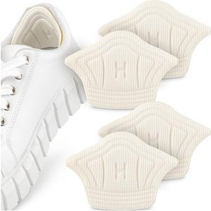 SULPO Hielkussens, hielkussens, hakbeschermers voor grote schoenen, hielbescherming, anti-schuren, schoeninlegzolen, 2 paar