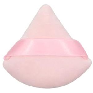 Poeder Puff Driehoeken Herbruikbare Pluche Spons Gladde Kleine Langdurige Elastische Make-up Sponzen Gezicht Foundation Barrier Roze