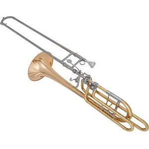 Trombone Voor Beginners Bastrombone Professioneel Prestatietype Bb/F/Gb/D Veranderende Toonhoogtetrombone Met Lichte Canvas Tas Trombone Muziekinstrument