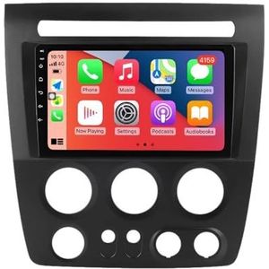 Android 13.0 Radio 2 Din Auto Stereo 9"" Touchscreen Autoradio Voor Hummer H3 2005-2010 met Bluetooth/wifi/GPS Navigatie/FM Radio/Stuurwielbediening/AHD Omgekeerd Beeld (Size : M6O0S(6G+128G))