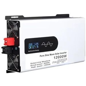 Spanningsomvormer Zuivere Sinusomvormer 12000W 10000W Hoog Vermogen 24V 48V Naar 110V Omvormer Zonne-energie Auto-omvormers Off Grid Stroomomvormer(12000W,24V)