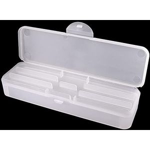 Beauticom Frosted Dubbellaags Persoonlijke Opbergkoffer - Voor Professionele Nail Art Pennen Nagelborstel Gereedschap Opbergdoos Container Case Box