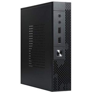 Goodisory TX02 Thin Mini ITX Desktop met scherm VESA Rack en verticale standaard voeten