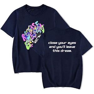 Omori Tee Mannen Vrouwen Mode T-shirt Jongens Meisjes Cool Gaming Korte Mouw Shirt Zomer Kleding, Blauw, XXL