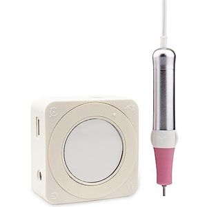 Elektrische nagelvijl, Oplaadbare nagelboor, 36000 RPM draagbare elektrische E-vijl Malory acryl nagel gel polish remover machine met borenset, manicure Nail Tech Art Salon Home DIY voor zowel natuurl