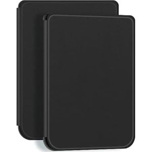 E-book beschermhoes Case voor Kobo Nia Ereader, Funda Cover Lichtgewicht Auto Sleepcover Ereader Beschermende Capa voor Kobo Ereader e-book cases (Color : Black, Size : Kobo Nia)