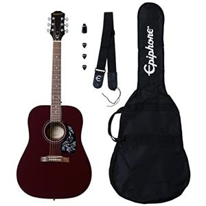 Epiphone Starling Acoustic Player Pack Wine Red - Akoestische gitaar