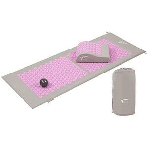 Fitem - XL acupressuurmat met kussen - massage - verlicht rug- en nekpijn - ischias - ontspanning en vermindert slapeloosheid
