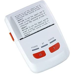 Etiketprinters Witte ontvangstprinter 58 mm Derect Thermal Printer USB Bluetooth-interface commerciële express mini-draagbare printer