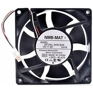 LMNCBVYA Server Chassis Fan -, Low Noise, Double Ball Bearing Design 3612KL-04W-B49 92mm 12V 0.41A