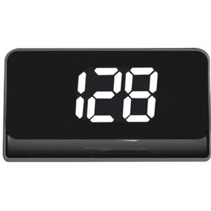 Head Up Display Digitale GPS-snelheidsmeter voor auto, elektronische frontweergave, voorruitdetector, voorruit, projector, automatische voorruitsnelheid, wit mph