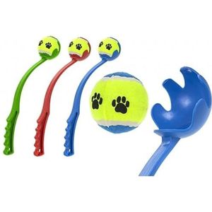 The Home Fusion Company Hondenbalwerper en launcher met tennisbal puppy huisdier speelgoed training oefening