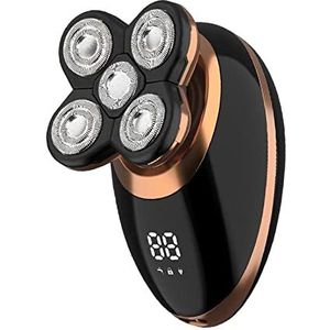 5 in 1 Elektrisch Scheerapparaat voor Mannen Kale Hoofd Tondeuse Scheermes Lcd scherm