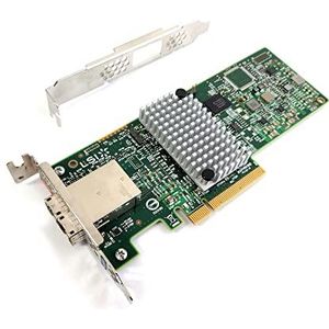 LSI LSI00343 SAS 9300-8E Host Bus Adapter (8-Port, PCI-e 3.0 8X, SAS 3.0), Zwart