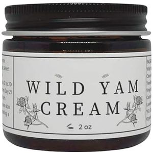 Wild Yam Cream, 60 ml natuurlijke Wild Yam Cream, Wild Yam Cream voor hormonenbalans, Wild Yam Huidcrème, Verbetert de huidbarrièrecrème voor de menopauze