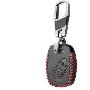Autosleutelhoesje Voor CR-V Voor Civic Voor Insight Voor Fit SRV FRV Lederen 2 Knoppen / 3 Knoppen Autosleutelhoes Shell Cover DYDGUTUFB(2button)