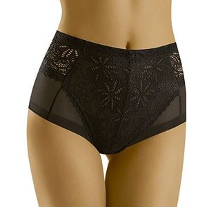 Wolbar Sexy kanten mesh dames slips WB437, Zwart, M