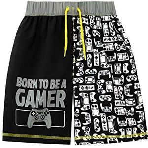 Harry Bear jongens gaming zwemshort, zwart, 134 cm