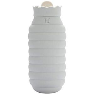 OIFAODAO, Heetwaterflessen Heetwaterzak Met water gevulde siliconen warmwaterkruik Herbruikbare draagbare met warm Heetwaterzak/O,Warmwaterkruik(M)