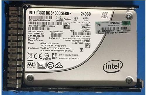 Hewlett Packard Enterprise - 240GB SATA 6G SSD - Intern - 2,5 inch