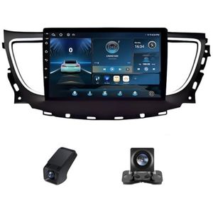 Android autoradio 2 Din geldt voor Buick LaCrosse 3 2016-2019 met Draadloze Carplay Android Auto GPS Navi WiFi 9 inch met Bluetooth ADAS DVR+ Achteruitrijcamera/Stuurwielbediening(X1)