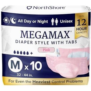 NorthShore MegaMax Slips voor dames en heren, roze, medium, verpakking