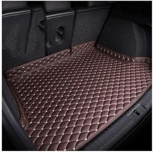 Kofferbakbeschermer Kofferbakmatten Voor Volvo Voor XC60 2018-2021 Volledig Omsloten Waterdicht En Antislip Auto-accessoires Interieurkussen Auto Kofferbakmatten(Brown a)