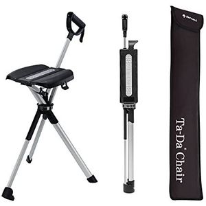 STEP2GOLD - Ta-Da Stoel Serie 2 - Draagbare Wandelstok - Lichtgewicht Aluminium