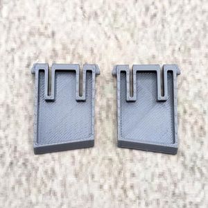 ULEIVA Vervanging toetsenbordvoeten grijs 1 paar (2 stuks) compatibel met Logitech G213 toetsenbord reserveonderdeel toetsenbordstandaard keyboard voeten (grijs)