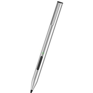 Adonit INK Stylus voor Microsoft Surface Pro 7+ / Pro 7 / Pro 6 / Pro 5 (2017) / Pro 4 / Pro 3 stylus (Microsoft Pen Protocol, 1 mm fijne punt, shortcut-toetsen, Palm Rejection) zilver
