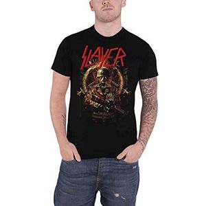 Slayer T Shirt Hard Cover Comic Book Band Logo nieuw Officieel Mannen
