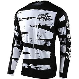 Fietstrui voor heren, MTB-tops, MX MTB lichtgewicht materialen, ademend materiaal, mountainbike lange mouwen, ademend, comfortabel, zacht, vochtafvoerend fietsshirt