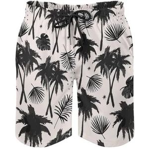 Strandvolleybal zwembroek, sneldrogende tropische stijl korte broek, licht zachte en ademende heren Hawaii shorts, Kleur 1, L