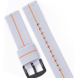 yeziu Sport Nylon Canvas watch Strap for Samsung Smart Watch Bracelet for Huawei 46MM 42MM Active Gear S3 Frontier(Color:Grog02,Size:20mm)
