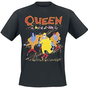 Queen A kind of magic T-shirt zwart 4XL 100% katoen Band merch, Bands