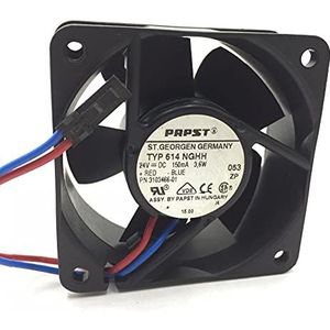 614NGHH 24VDC 3.6W papst 60 * 60 * 25mm 6cm 2line large air volume fan