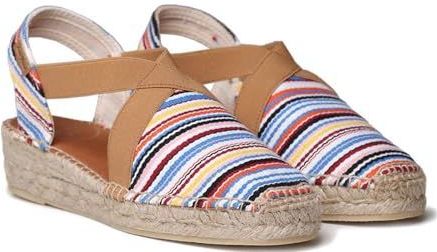 Toni Pons - Vinaros - Espadrilles - Gestreept Katoenen Canvas