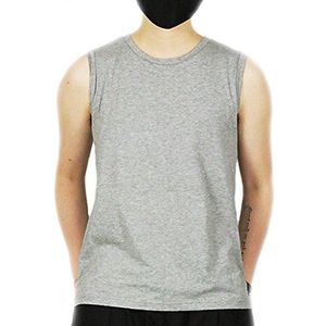 BaronHong Trans Lesbisch Tomboy Katoen Kleurrijke Tank Top Vest Borst Binder Sterke Bandage, grijs, M
