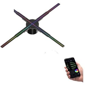 P42-P50 3D Fan Hologram Projector Wifi Led Display Reclame Logo Licht Afstandsbediening Adverteren Lamp(PD45)