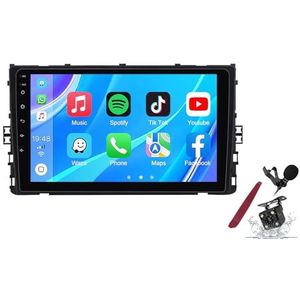Android 14 Autoradio Sat Navi voor VW P-olo Jetta (2018-2023) 9 Inch Touchscreen Multimedia Speler met Draadloze Carplay GPS Navigatie FM RDS Bluetooth 5G-WiFi SWC DSP,M120s