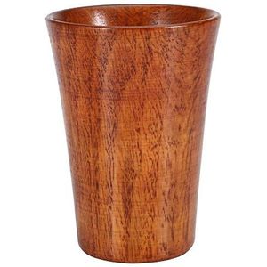 Wifehelper Handgemaakte Primitieve Natuurlijke Houten Thee Drinkbeker Bier Koffie Melkcontainer Draagbaar/Voor buiten/Drinken/Koffie/Camping Kop/Theekopje Serie