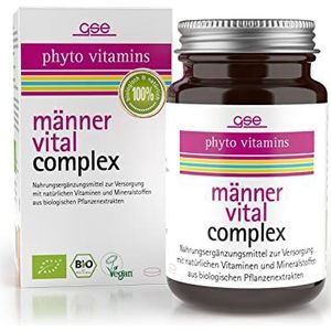 GSE Vital Complex Tabletten, 60 stuks, rijk aan vitaminen, mineralen en sporenelementen, biologische kwaliteit, 100% veganistisch en zonder additieven