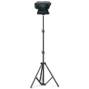 Teleprompter, Draagbare teleprompter for smartphone DSLR-opname Live-uitzending Inscriber Teleprompter Artefactvideo met afstandsbediening, Online onderwijs livestreaming(Kit 4)