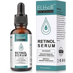 Retinol gezichtsserum met retinol, hyaluronzuur en vitamine E stralend, gelijkmatige huid, rimpelweg, direct effect, huidverzorging