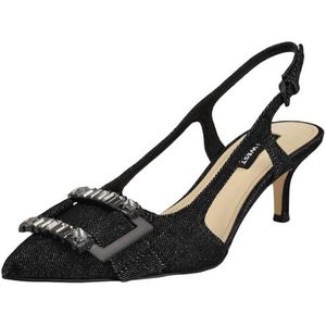 NINE WEST Neeri-pomp voor dames, Zwarte Denim 001, 39.5 EU