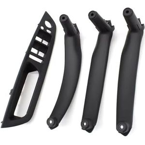Auto interieurdeurgrepen 4-delige Set Voor BMW X5 X6 E70 E71 2007-2013 LHD RHD Interieur Deurgreepset Vervangende Onderdelen(LHD Set Black)