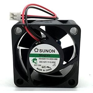 HA40201V4-0000-999 4020 4cm DC12V 0.6W 40 * 40 * 20mm 2line Ultra Quiet Cooling Fan