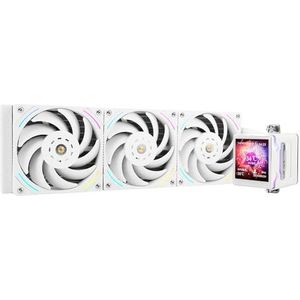 Thermalright Elite Vision 360 ARGB AIO CPU-ventilator, IPS LCD-display met 320 x 320 resolutie, voor AM5 en Intel 1700/1851, watergekoelde krachtige processor, met display