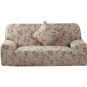 XYWHPGV Stretch Sofa Cover Stoel Loveseat Bank Hoes, Wasbaar in de Machine, Stijlvolle Meubilair Protector Met Een Kussen Case Bruin Sofa-3seater(dc1e6 efd2f a7c44 cef17 bc702 16b3e